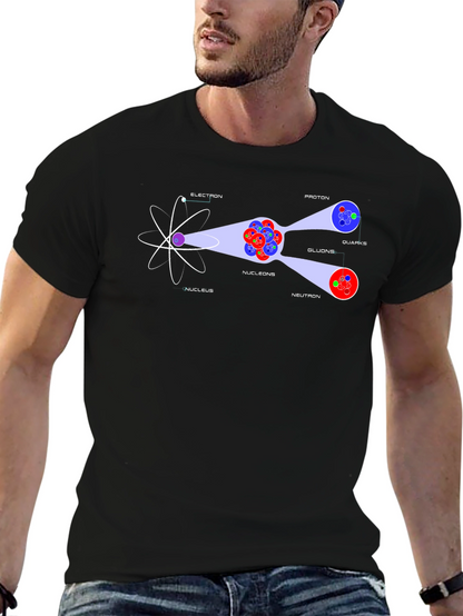 Atom Structure T-Shirt - Science Geek Tee