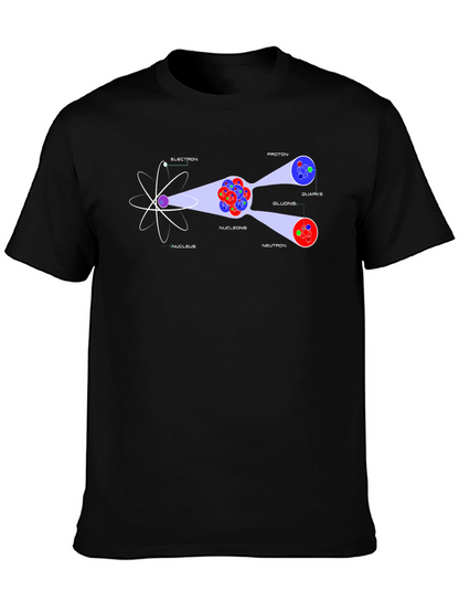 Atom Structure T-Shirt - Science Geek Tee