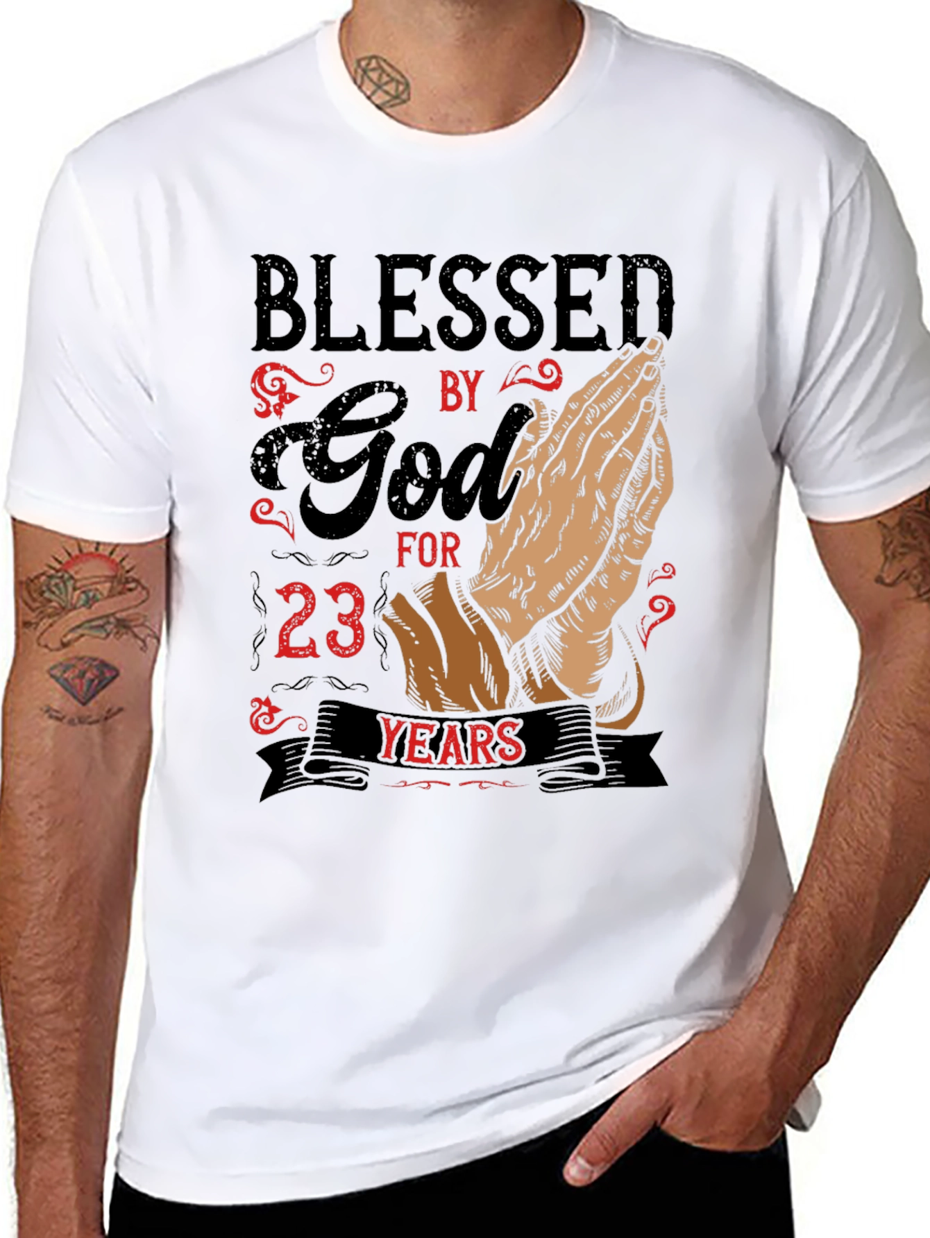 Blessed By God For 23 Years T-Shirt