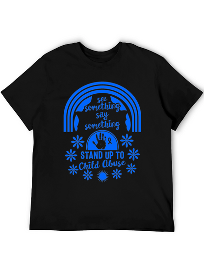 Stand Up To Child Abuse Graphic Tee