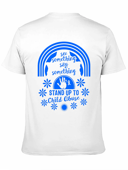 Stand Up To Child Abuse Graphic Tee
