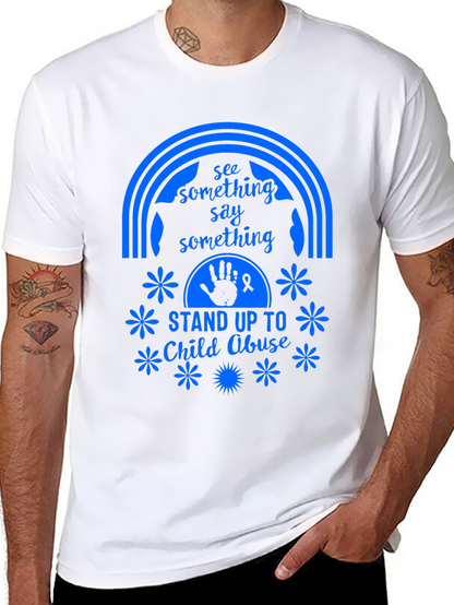 Stand Up To Child Abuse Graphic Tee