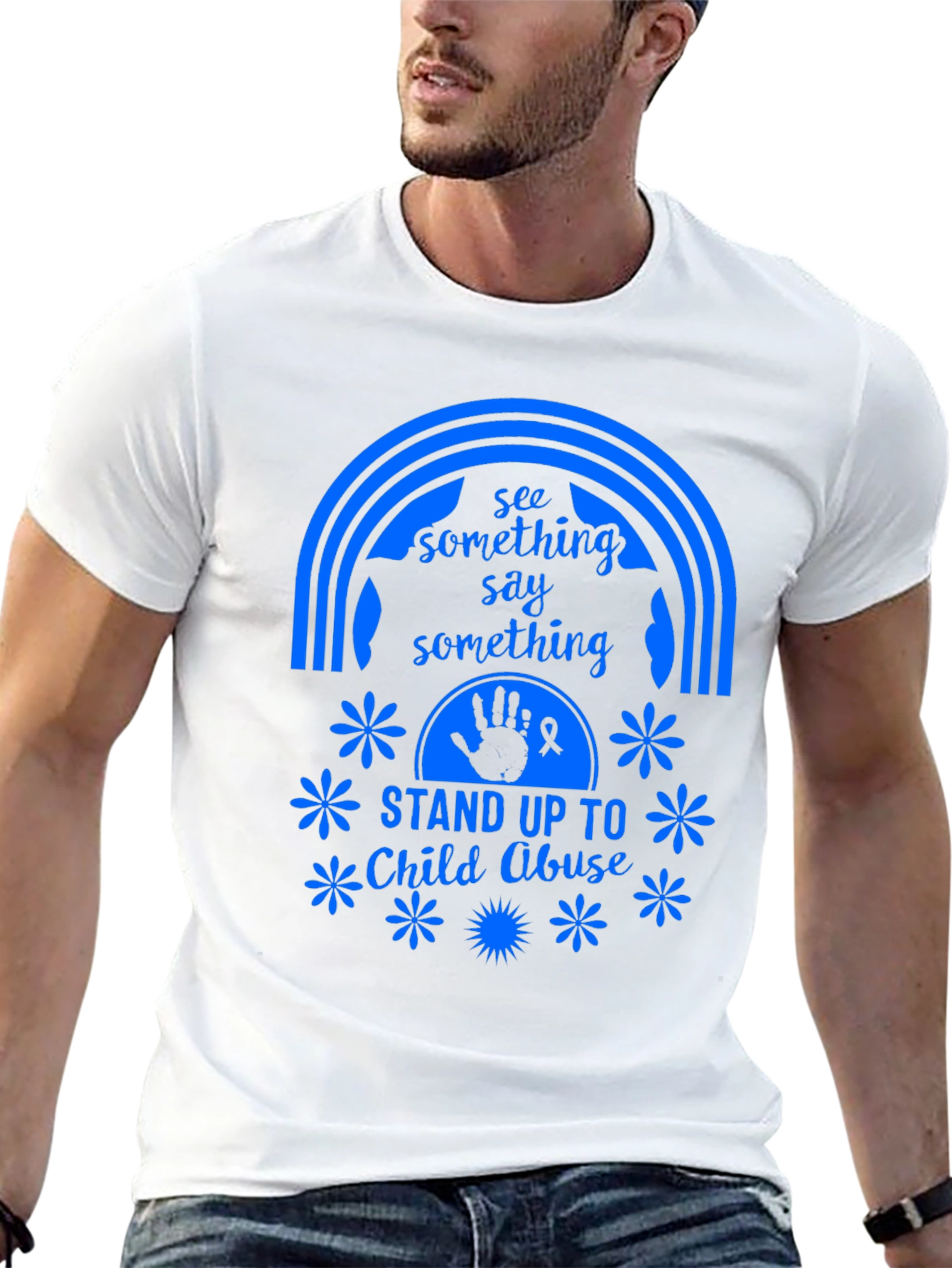 Stand Up To Child Abuse Graphic Tee