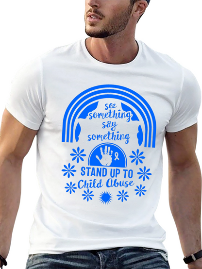 Stand Up To Child Abuse Graphic Tee