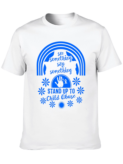 Stand Up To Child Abuse Graphic Tee