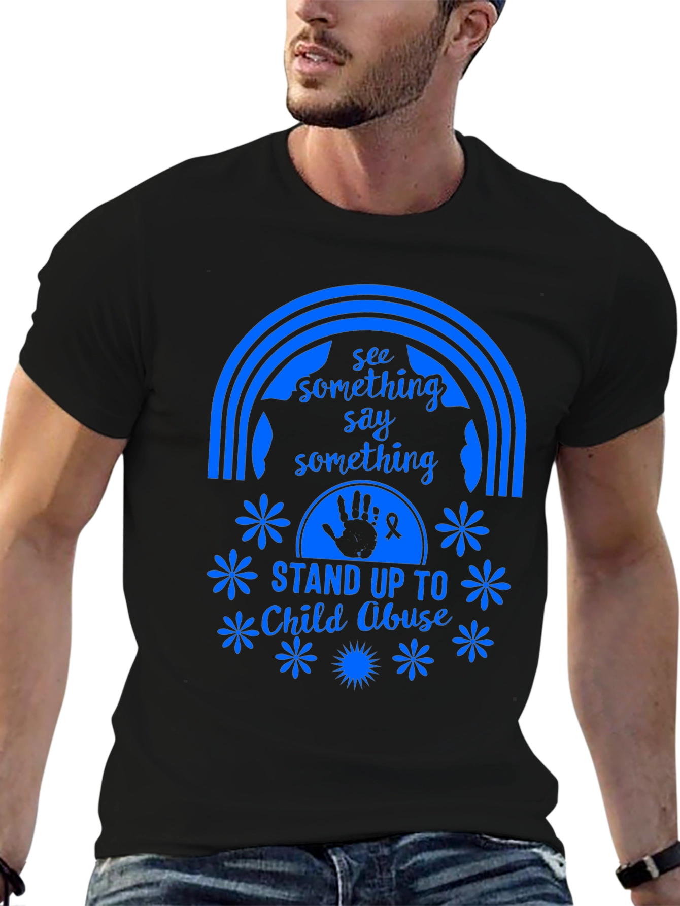 Stand Up To Child Abuse Graphic Tee