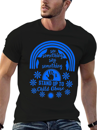 Stand Up To Child Abuse Graphic Tee