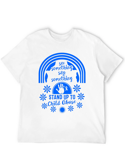 Stand Up To Child Abuse Graphic Tee