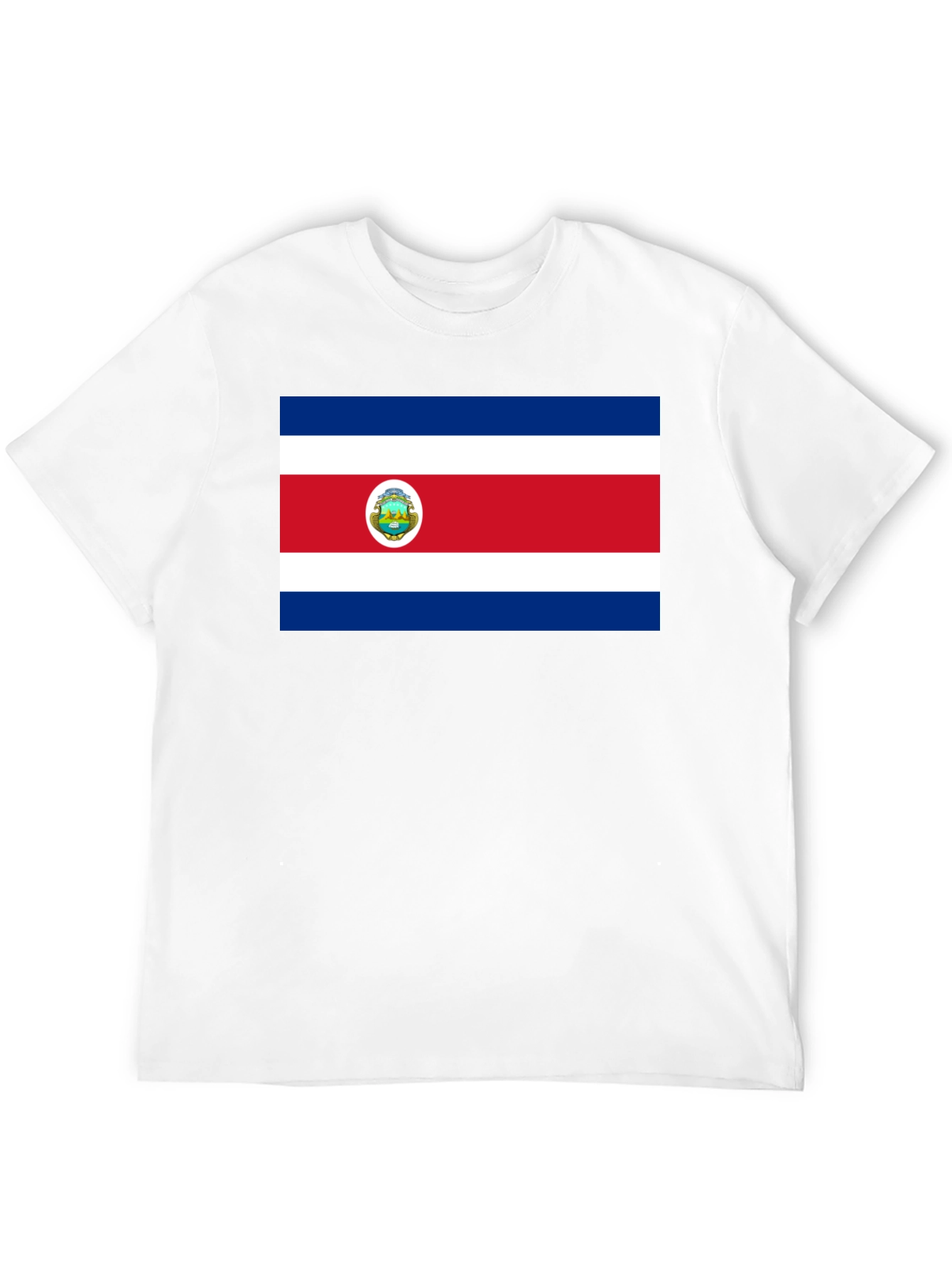 Costa Rica Flag Graphic T-Shirt