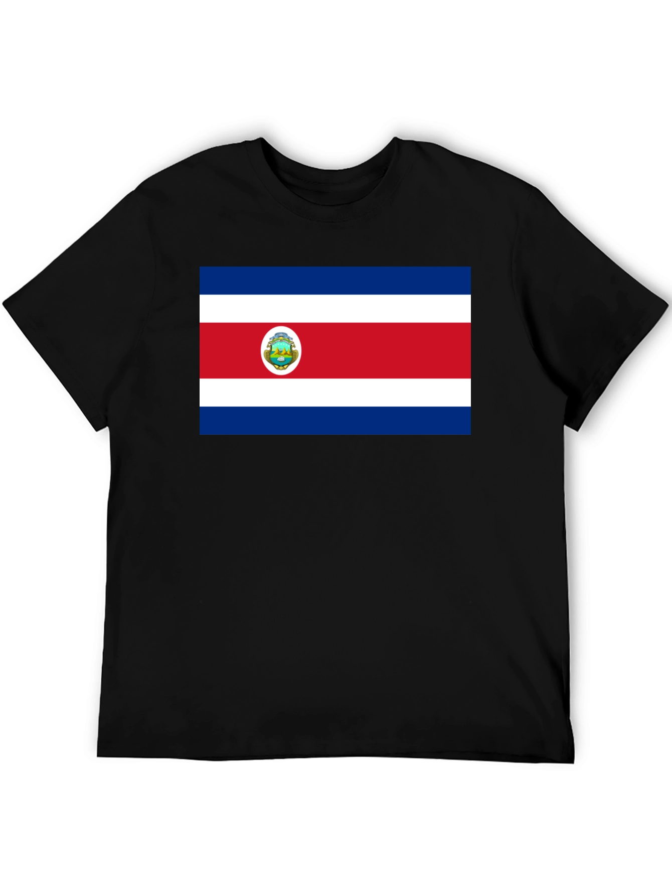 Costa Rica Flag Graphic T-Shirt