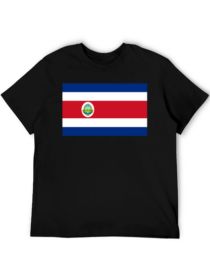 Costa Rica Flag Graphic T-Shirt