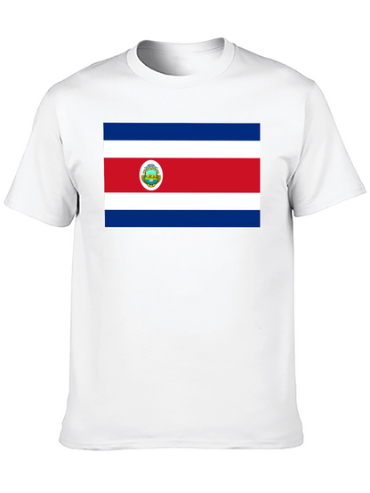 Costa Rica Flag Graphic T-Shirt