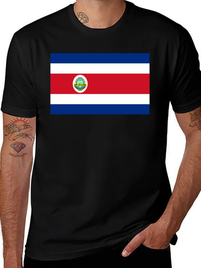 Costa Rica Flag Graphic T-Shirt
