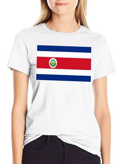 Costa Rica Flag Graphic T-Shirt