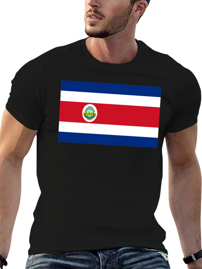 Costa Rica Flag Graphic T-Shirt
