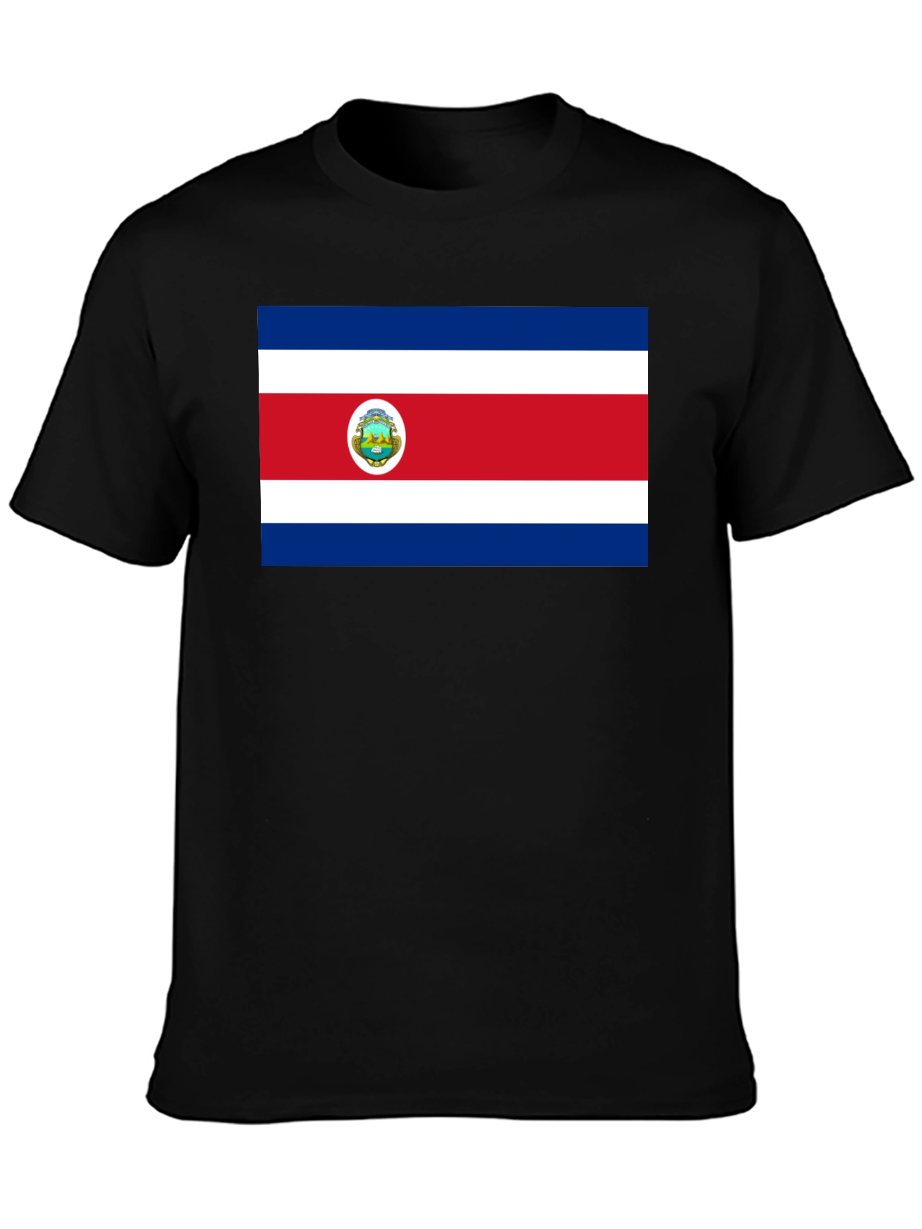 Costa Rica Flag Graphic T-Shirt
