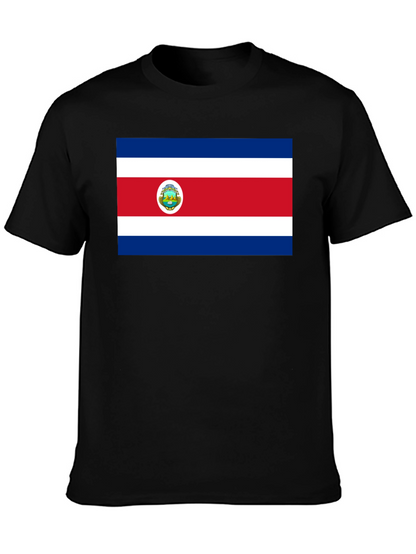 Costa Rica Flag Graphic T-Shirt