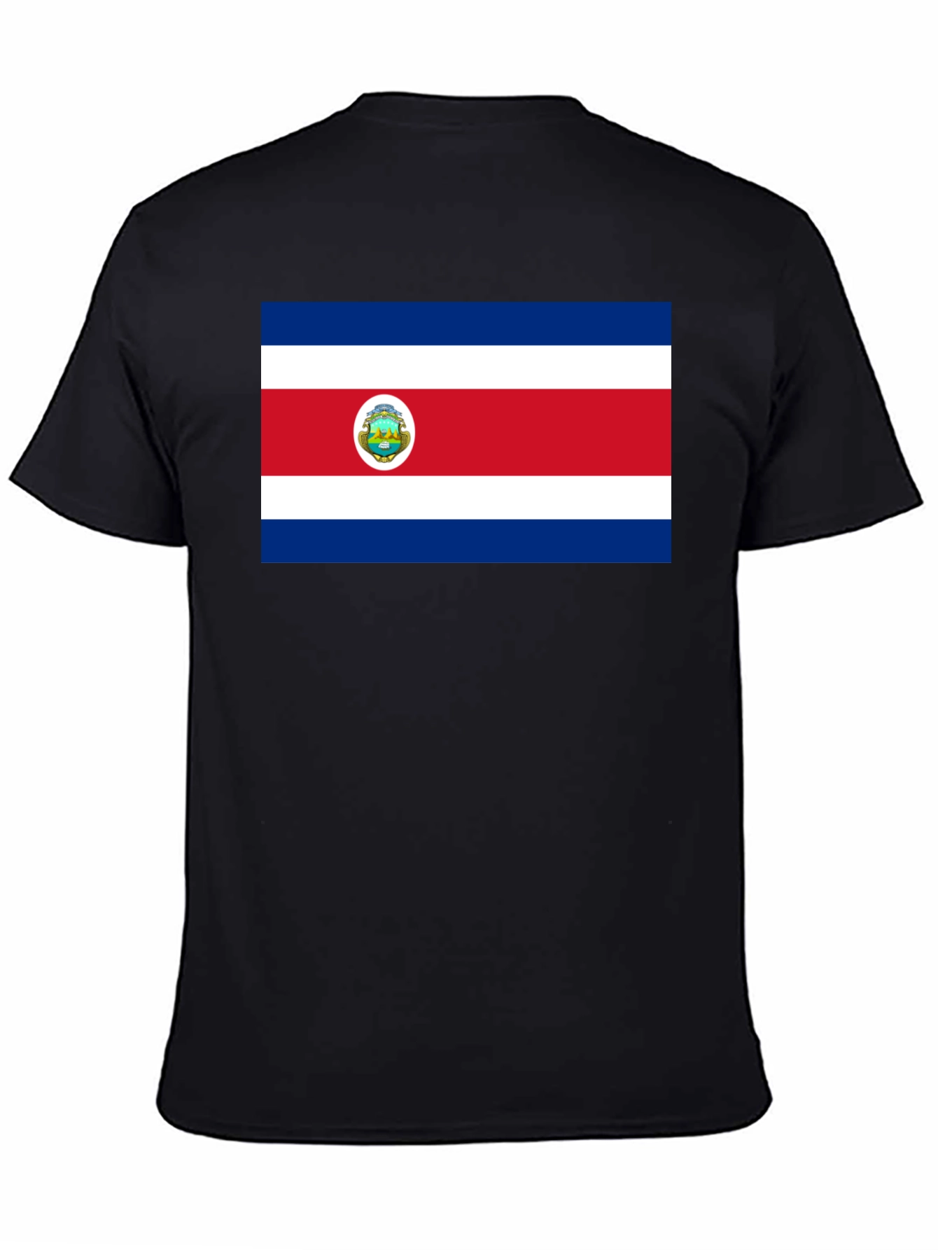 Costa Rica Flag Graphic T-Shirt