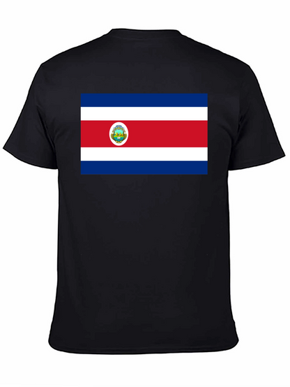 Costa Rica Flag Graphic T-Shirt
