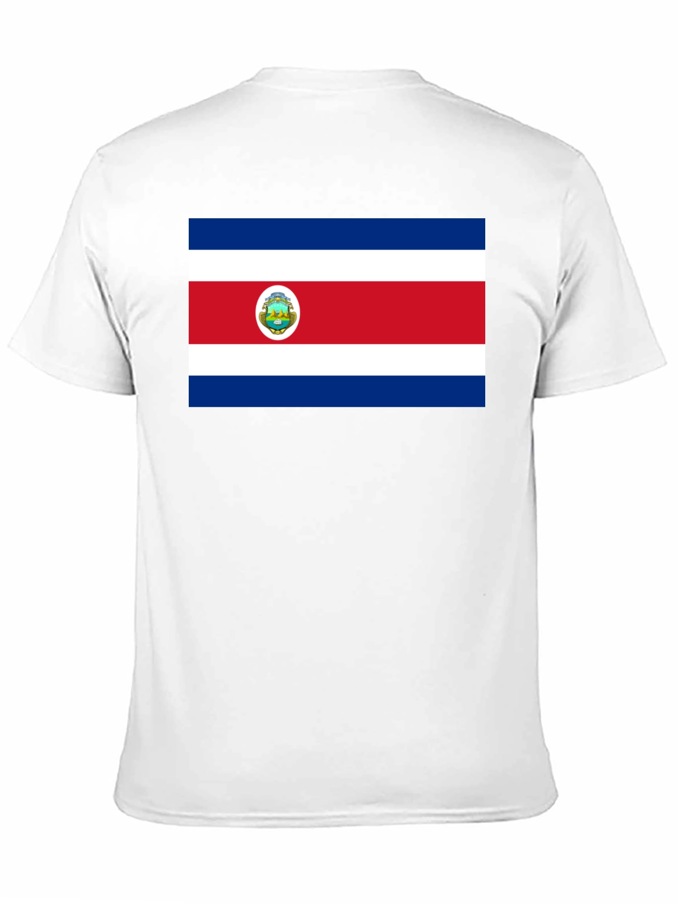 Costa Rica Flag Graphic T-Shirt