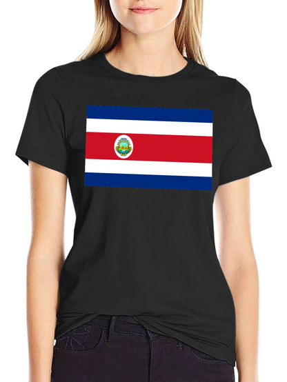 Costa Rica Flag Graphic T-Shirt