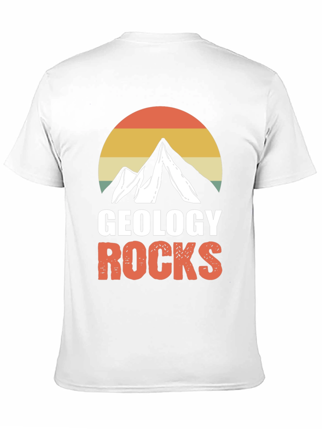 Geology Rocks T-Shirt - Mountain Sunset Graphic Tee