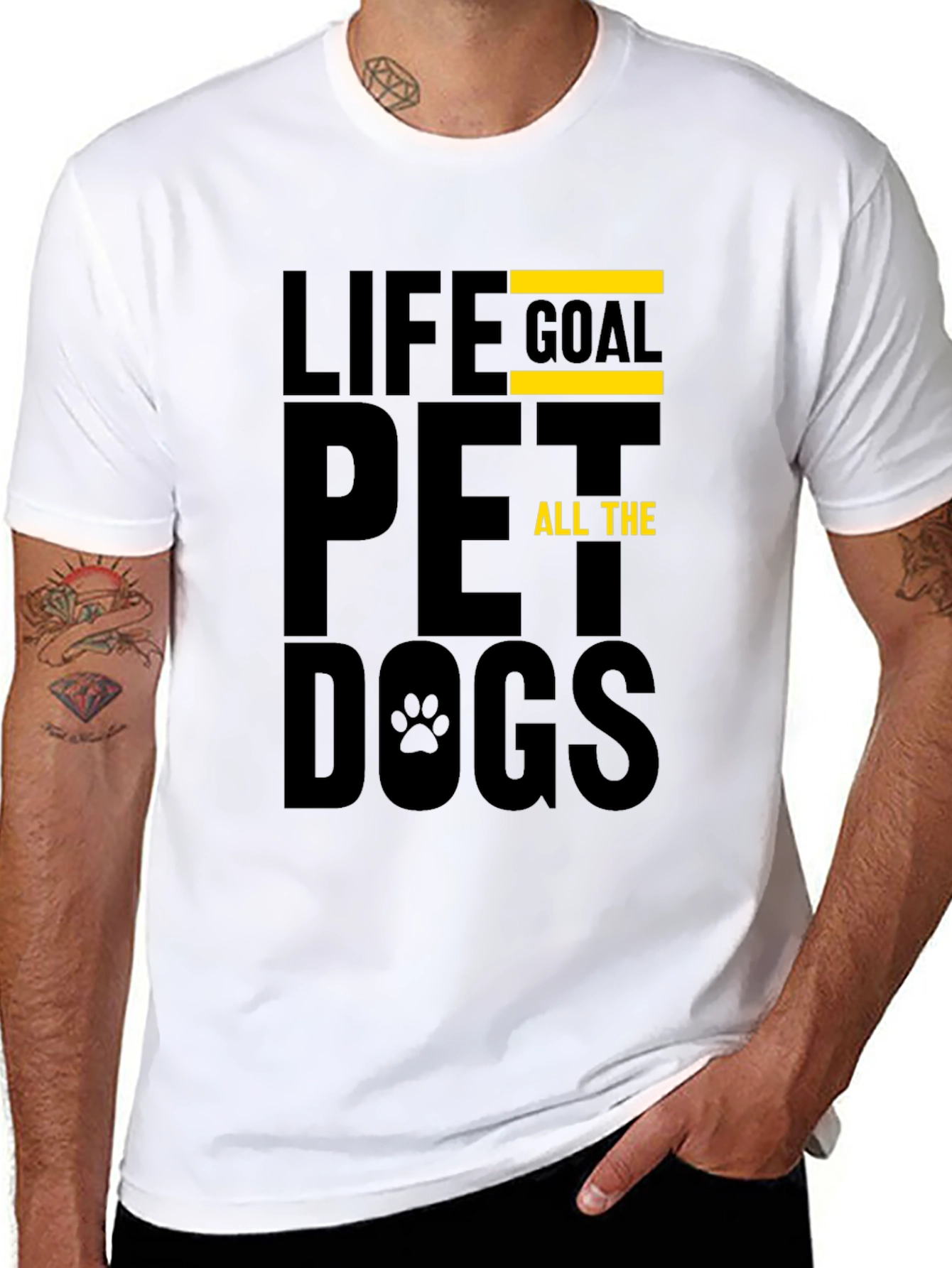 Life Goal Pet All The Dogs T-Shirt