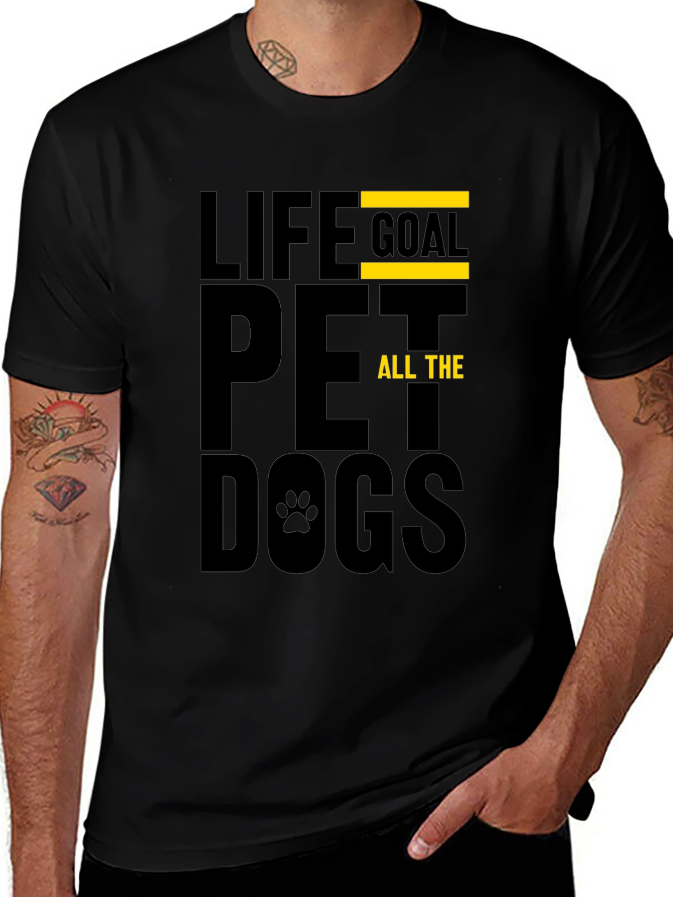 Life Goal Pet All The Dogs T-Shirt