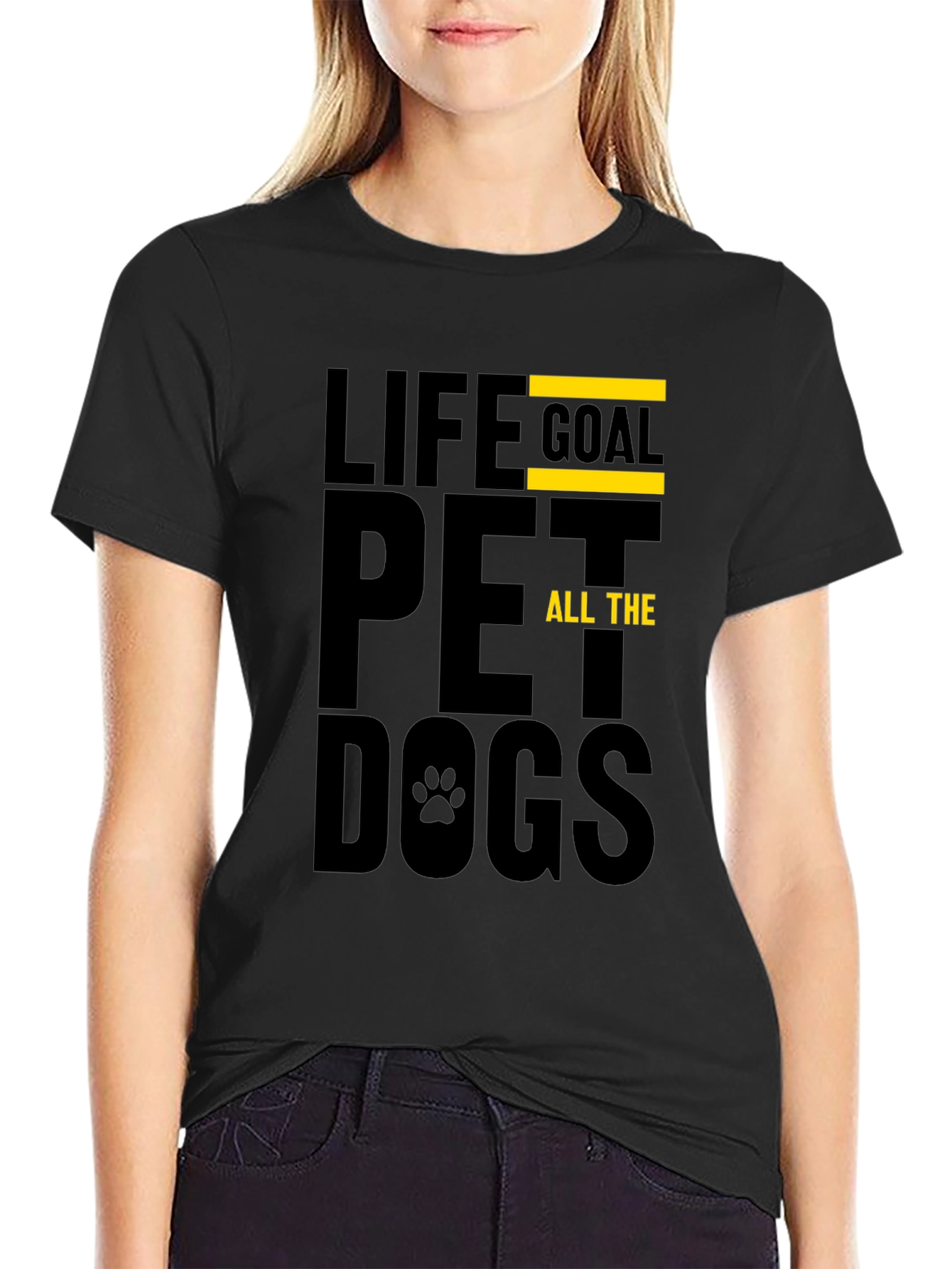 Life Goal Pet All The Dogs T-Shirt
