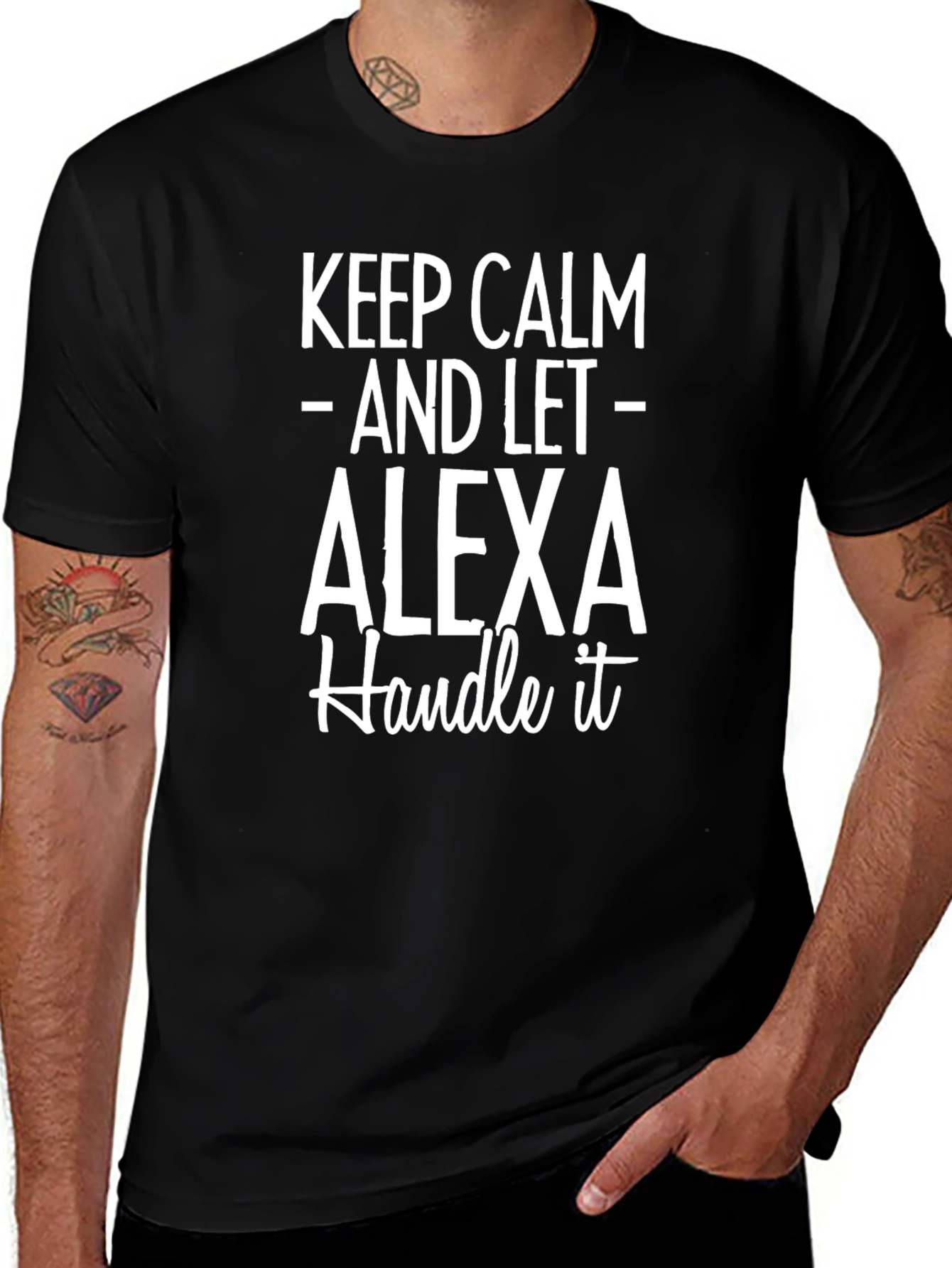 Keep Calm and Let Alexa Handle It T-Shirt