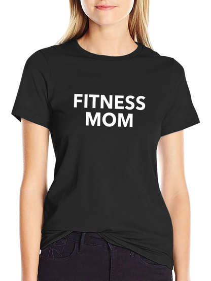 Fitness Mom Black T-Shirt