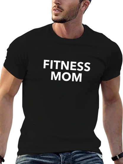 Fitness Mom Black T-Shirt