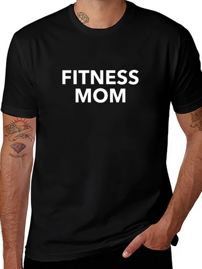 Fitness Mom Black T-Shirt
