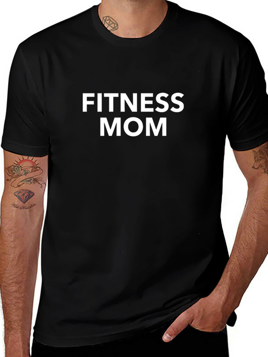 Fitness Mom Black T-Shirt