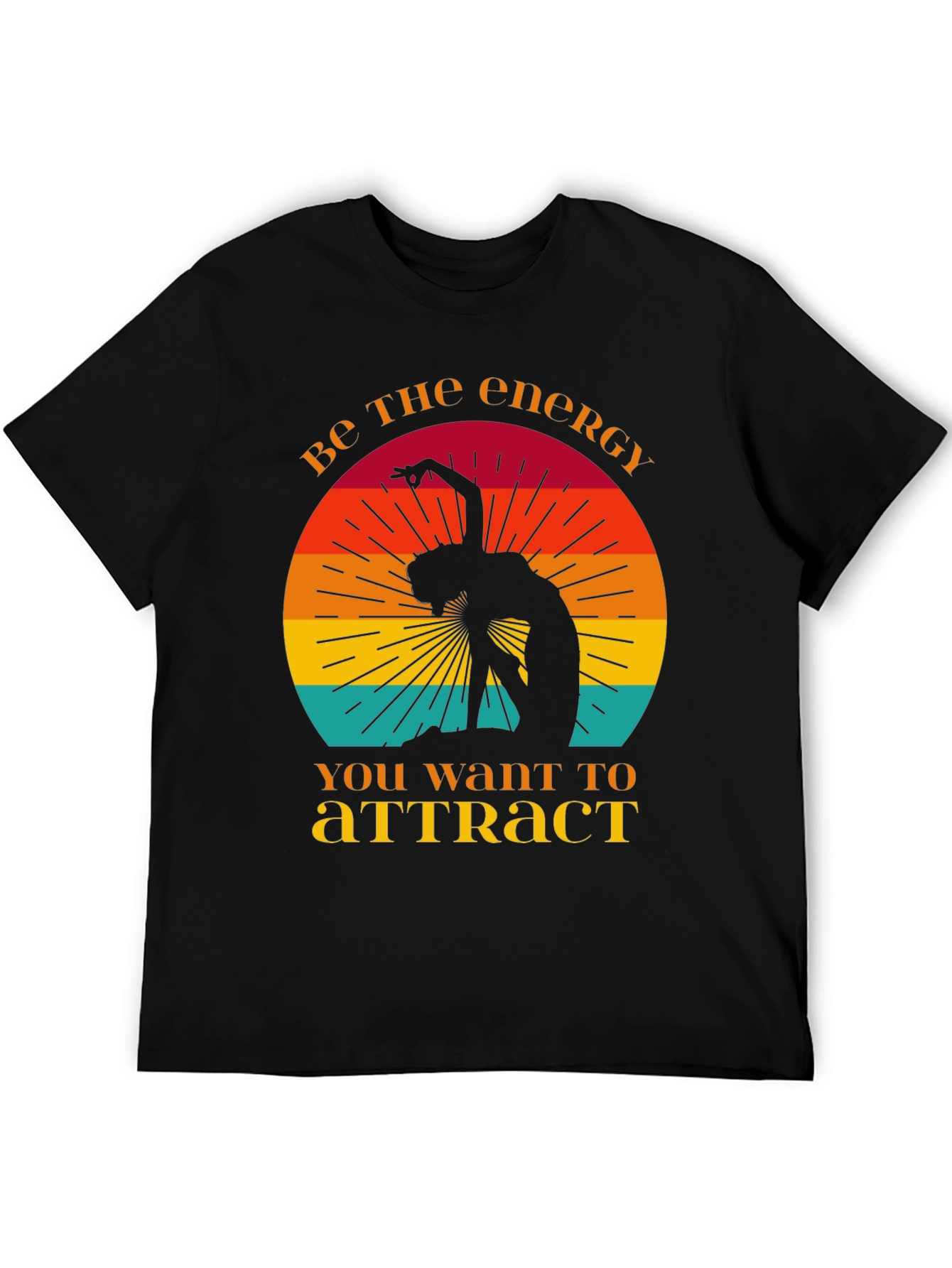 Energy T-Shirt - Retro Yoga Design