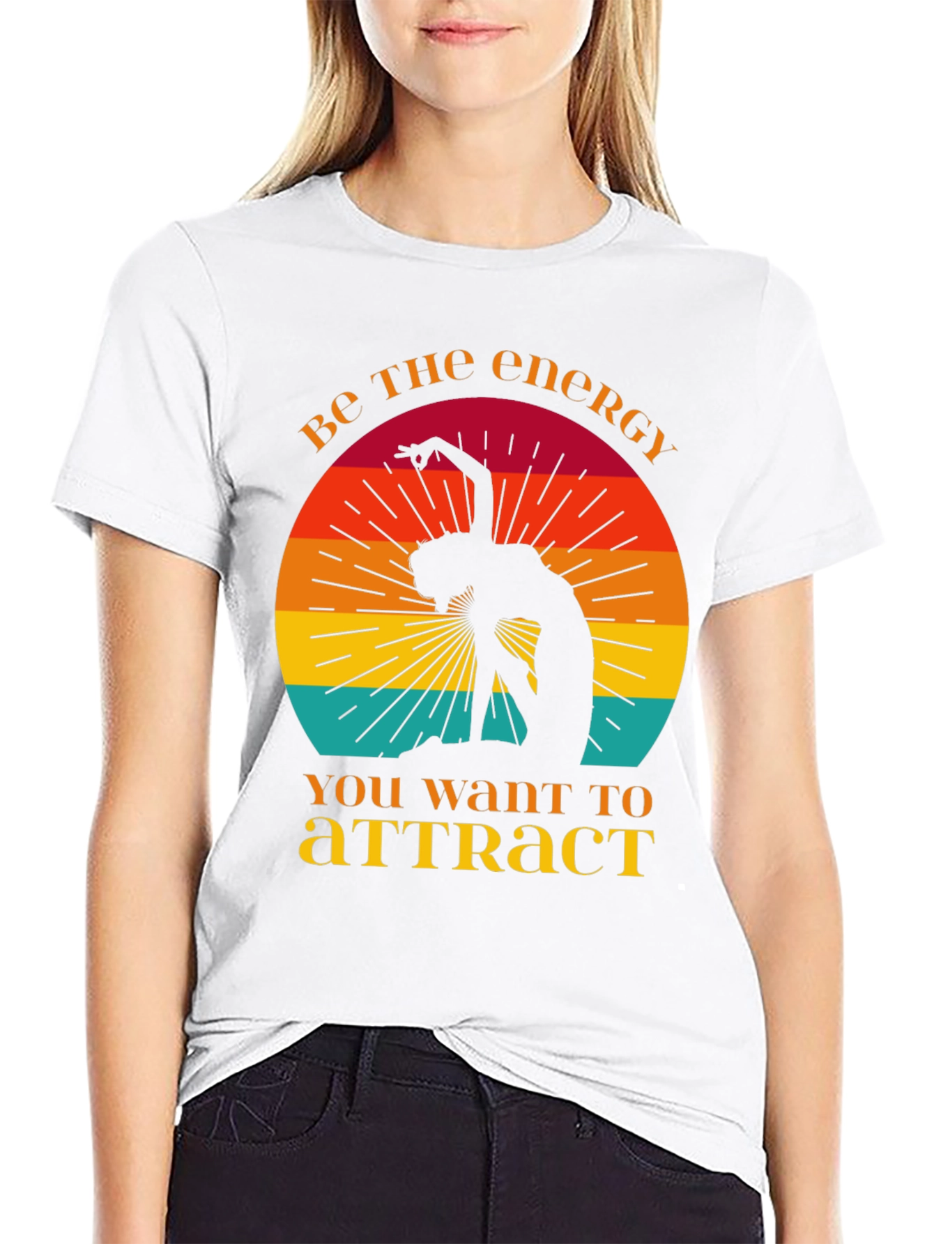 Energy T-Shirt - Retro Yoga Design