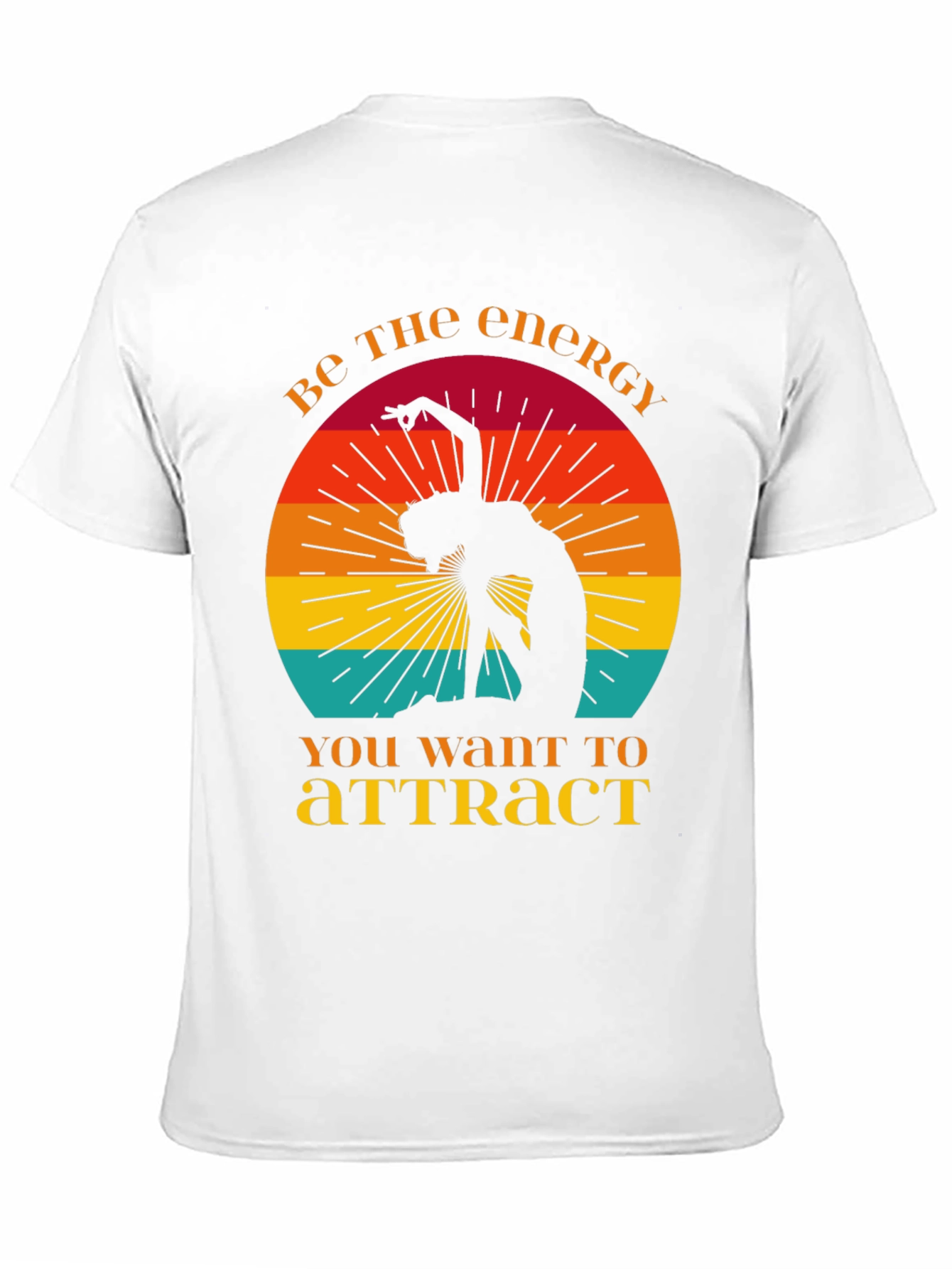 Energy T-Shirt - Retro Yoga Design