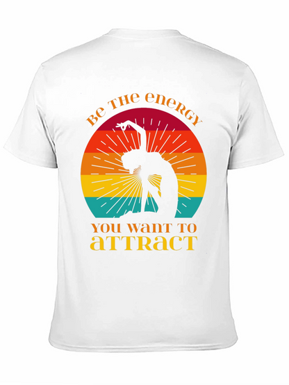 Energy T-Shirt - Retro Yoga Design