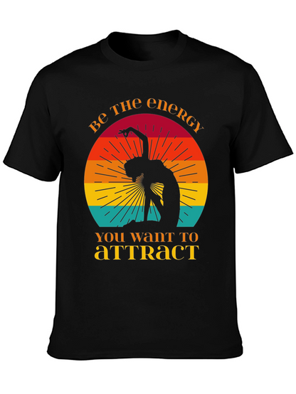 Energy T-Shirt - Retro Yoga Design