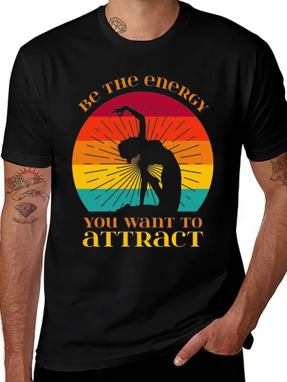 Energy T-Shirt - Retro Yoga Design