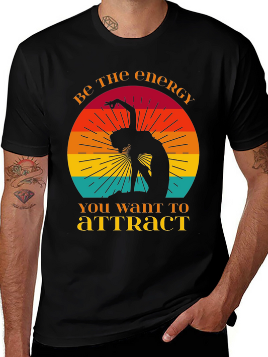 Energy T-Shirt - Retro Yoga Design