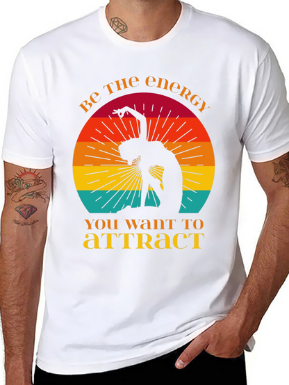 Energy T-Shirt - Retro Yoga Design