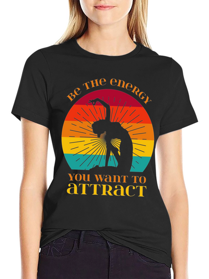 Energy T-Shirt - Retro Yoga Design