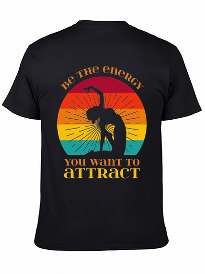 Energy T-Shirt - Retro Yoga Design