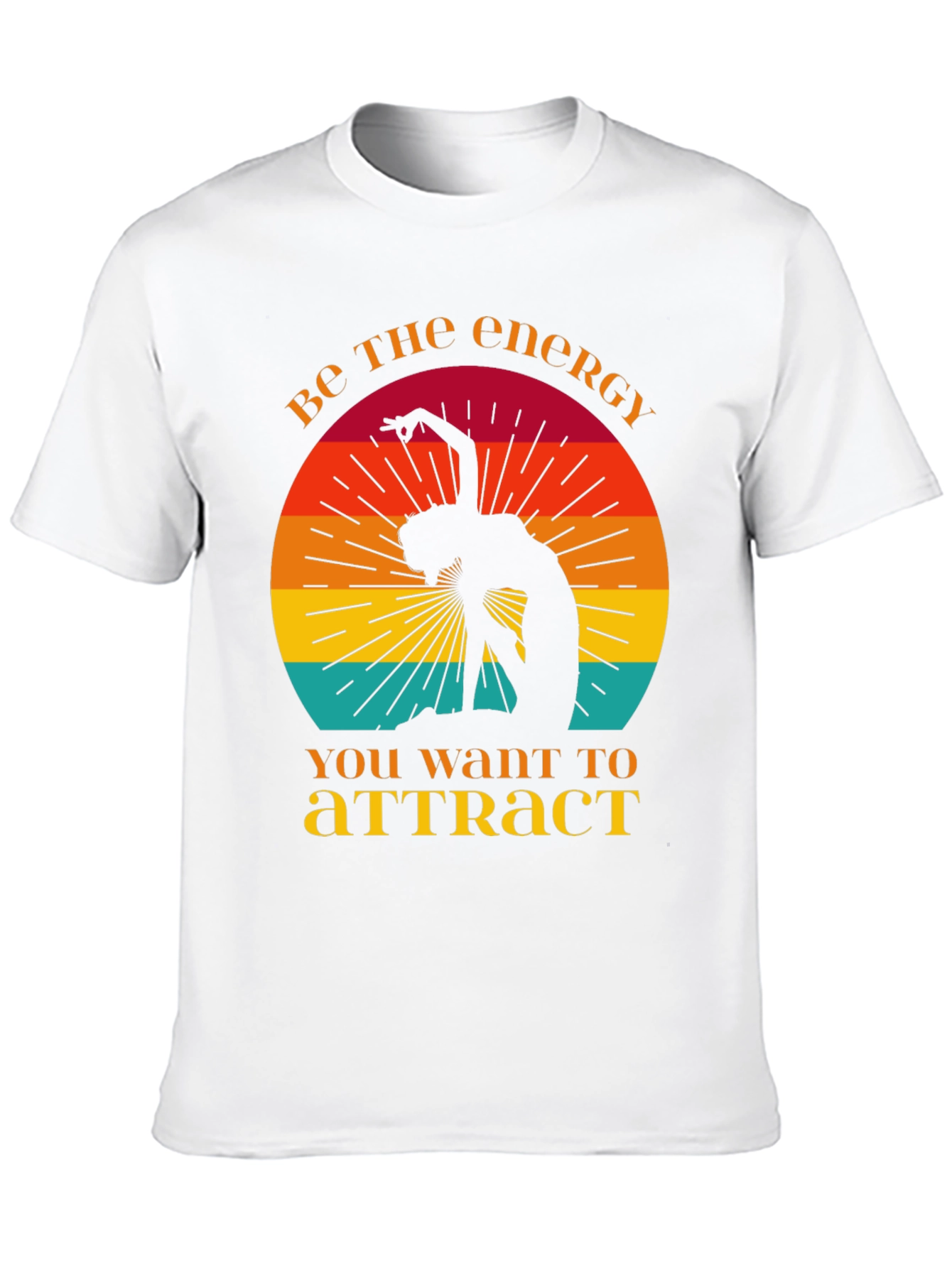 Energy T-Shirt - Retro Yoga Design