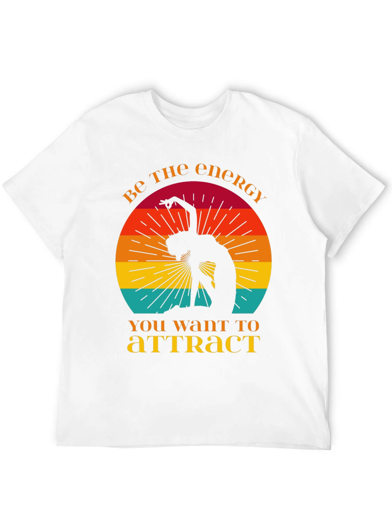 Energy T-Shirt - Retro Yoga Design