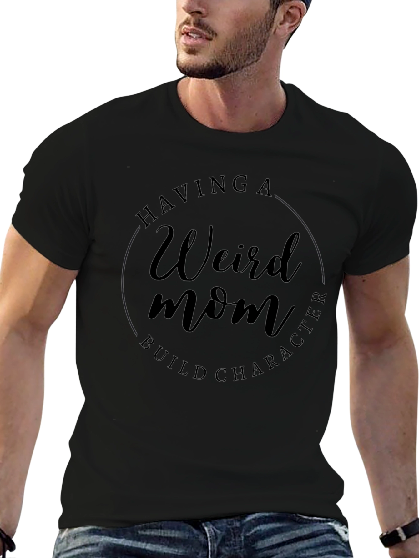 Weird Mom Build Character Tee
