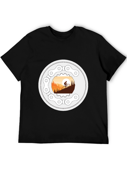 Mountain Biking T-Shirt - Cycle Adventure Design