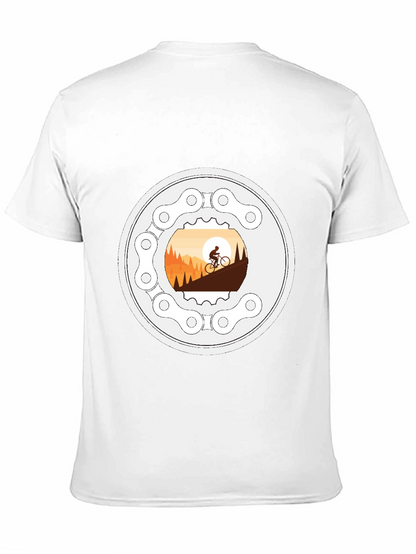 Mountain Biking T-Shirt - Cycle Adventure Design