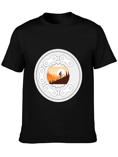Mountain Biking T-Shirt - Cycle Adventure Design